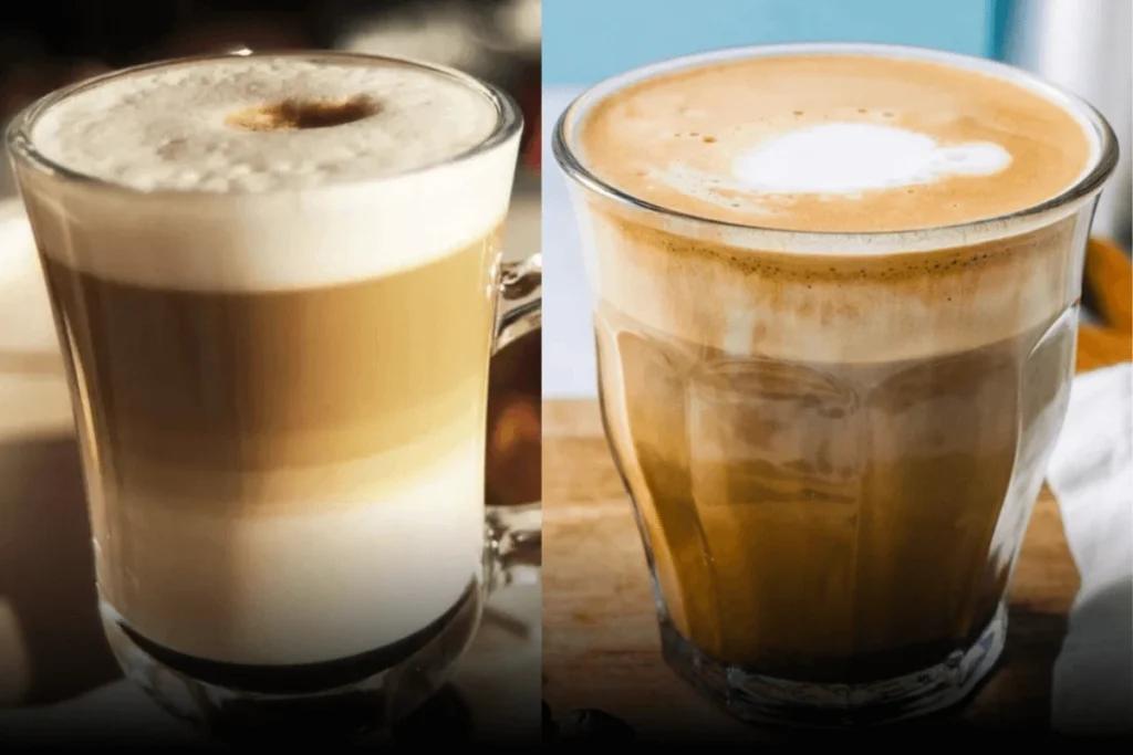 Italian latte vs American breve