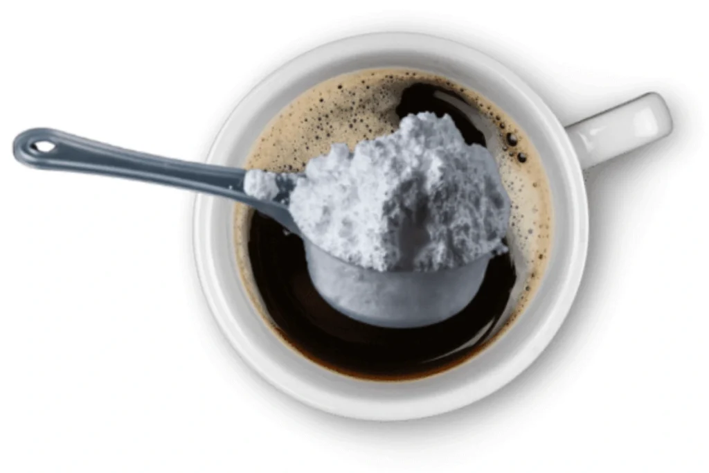 mixing creatine into coffee visual