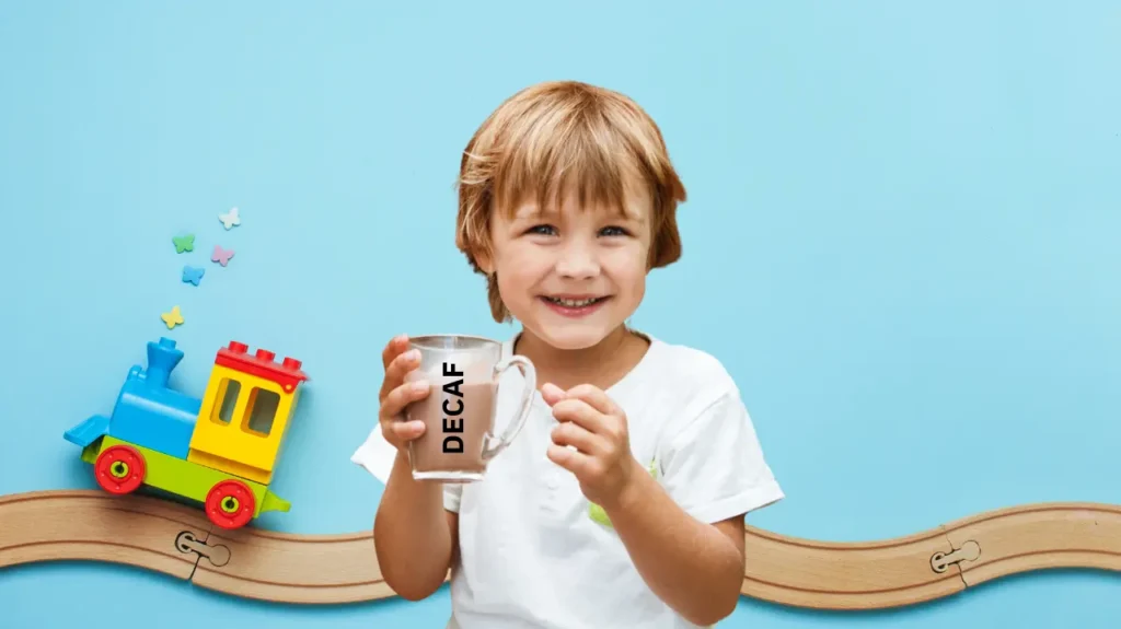 Can kids have decaf coffee