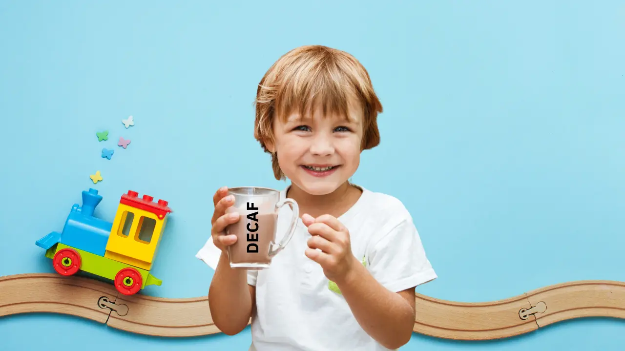 Can kids have decaf coffee