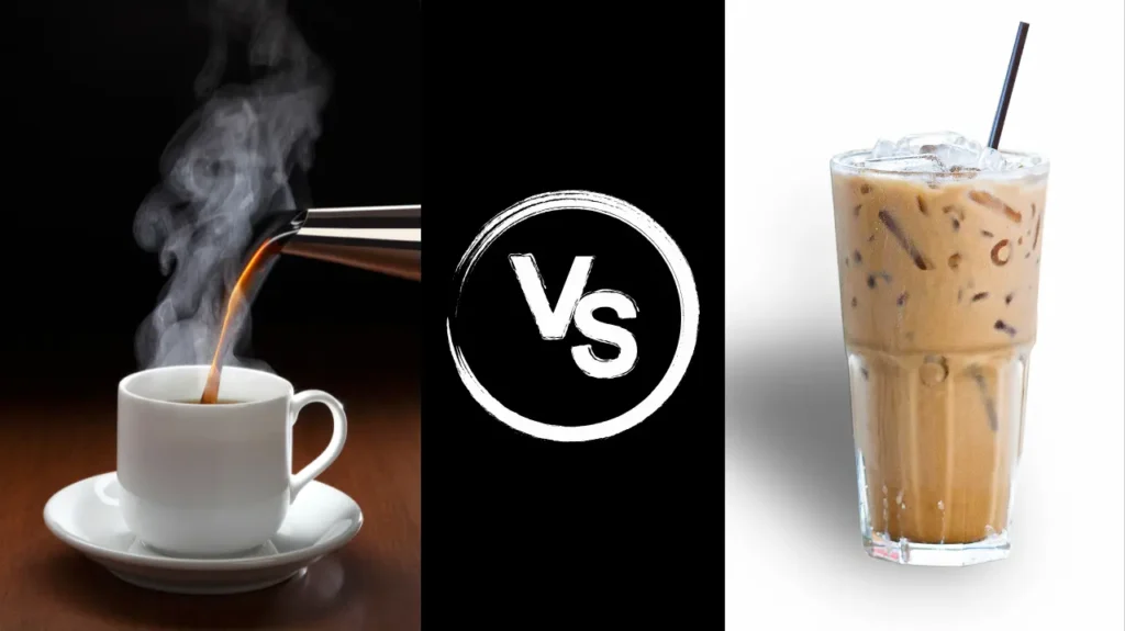 Hot vs. Iced Coffee After a Filling