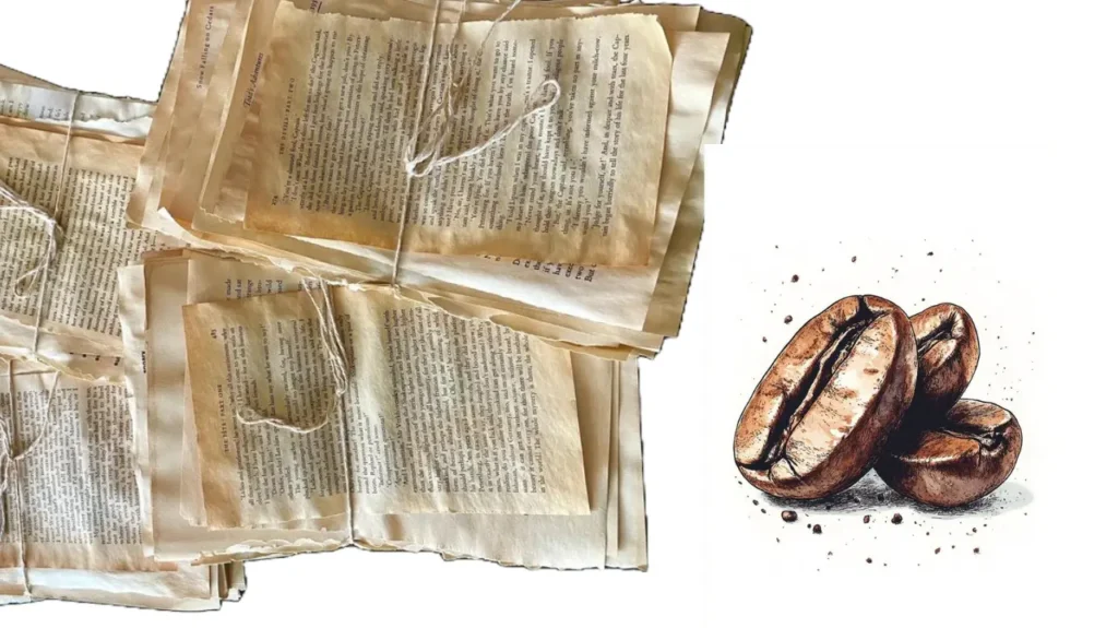 how to coffee stain paper