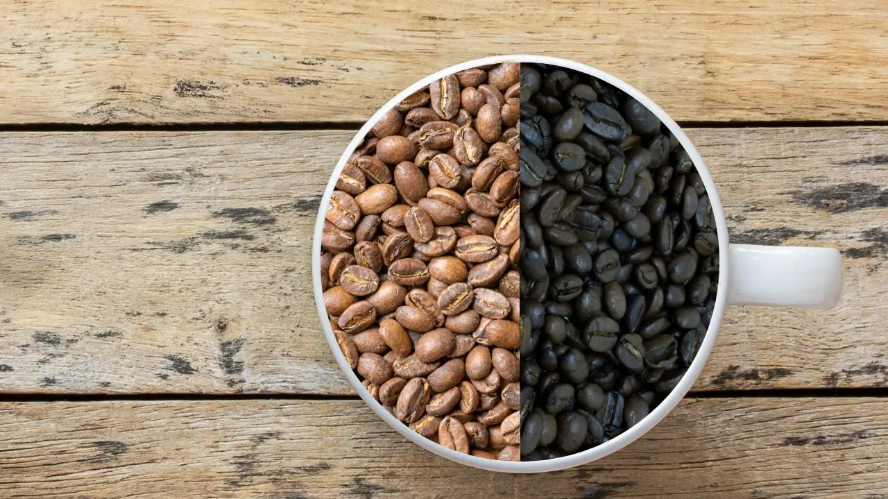 what's the difference between light roast and dark roast coffee